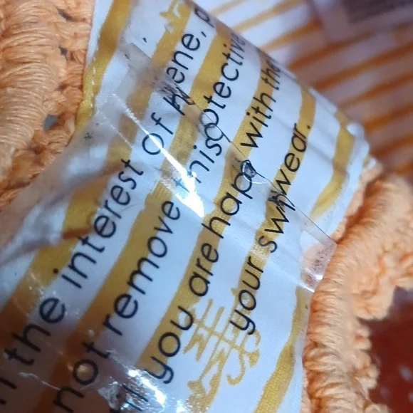 NWT She Made Me Cotton Crochet Knit Essential High-Waisted Bikini Bottoms - Picture 6 of 11